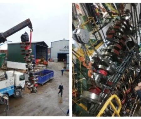Main Engine crankshaft renewal