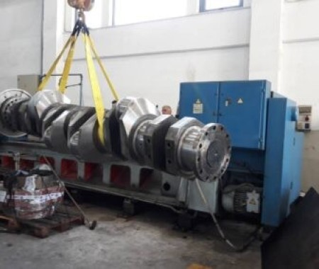 Reconditioned crankshaft ready for delivery